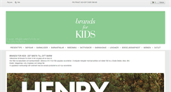 Desktop Screenshot of brandsforkids.se